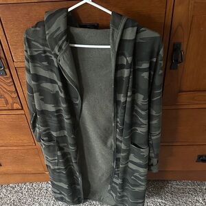 Sweet Romeo Green Camouflage Hoodie